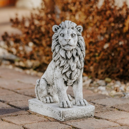 Statua pietra leone - pietra, di