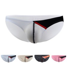 Bikini uomo bianco1 sexy seta