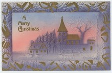 Cartolina d'epoca Ephemera oro