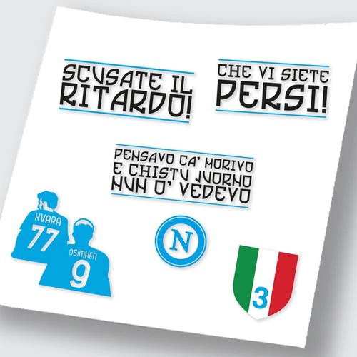 Set stickers tifosi - set, 7