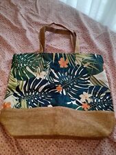 Borsa mare grande con manici lunghi  modello Flower summer spiaggia