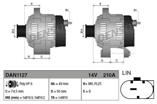 Alternatore per bmw - per,