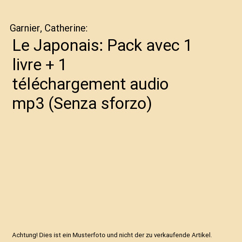 Japonais pack avec 1 - le, japonais: