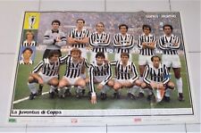 Poster LA JUVENTUS DI COPPA Guerin Sportivo 1982-1983 Champions League 81x55