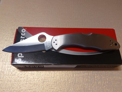 Spyderco delica full inox - delica, rare