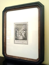 Antica stampa incisione a bulino di A.Von Westerhout (1651-1725),incorniciata