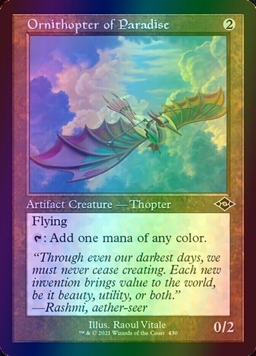 Foil ornithopter of - foil,