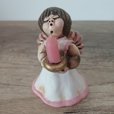 ANGELO THUN 11 cm COLORE ROSA BIANCO ORO VINTAGE VECCHIA PRODUZIONE ETICHETTA OR