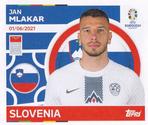 Adesivo topps uefa euro 2024 - topps,