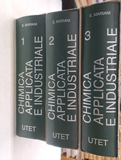 CHIMICA APPLICATA E INDUSTRIALE 3 VOLUMI - MARIANI - UTET - 1972