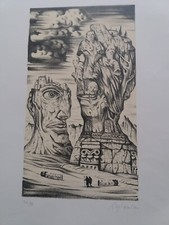 Luigi Regianini Litografia Originale Firmata e Timbrata 