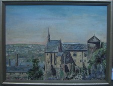 ::FESTUNG BURG Burg Vianden vor der Wiederherstellung  1977 MITTE 20 JHR. ANTIK 