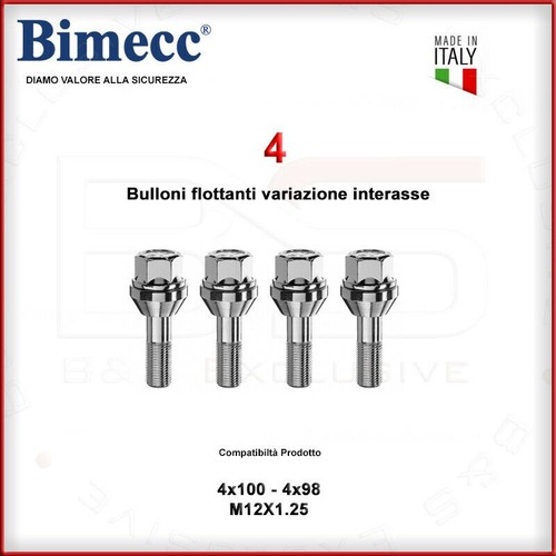 Kit bulloni flottanti - bulloni,