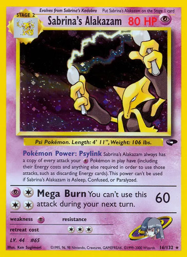 Sabrina alakazam 132 - alakazam, 16/132