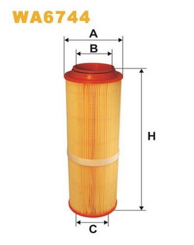 Wa6744 filtro aria - wa6744,
