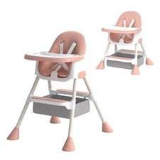 Seggiolone Pappa 2in1 ROSA