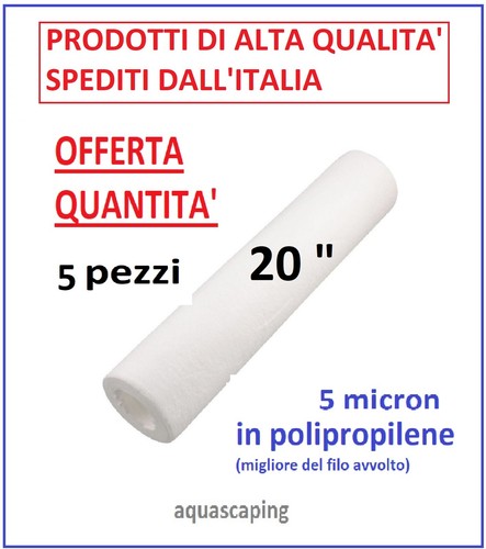 Filtri sedimenti 5 mcn - filtri, 20"
