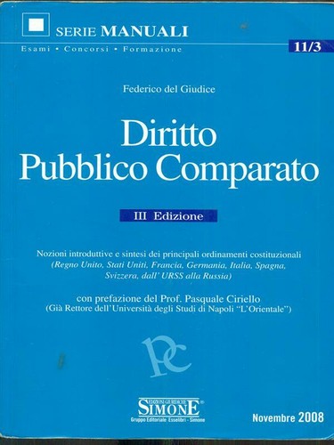 Diritto pubblico comparato - diritto,