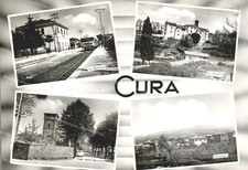 dn273 cartolina cura vedutine interno stazione provincia di viterbo