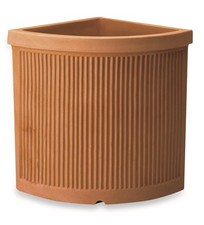 Vaso Resina Angolare Millerighe cm. 44