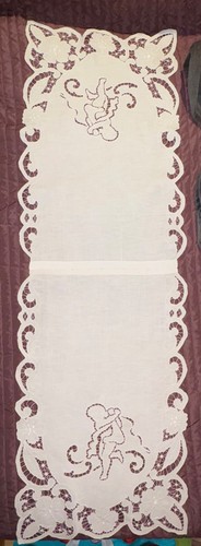 Set runner vintage ricamati - set,