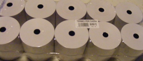 Rotoli termici registratore - 50,