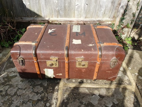 Baule viaggio vapore in - baule,