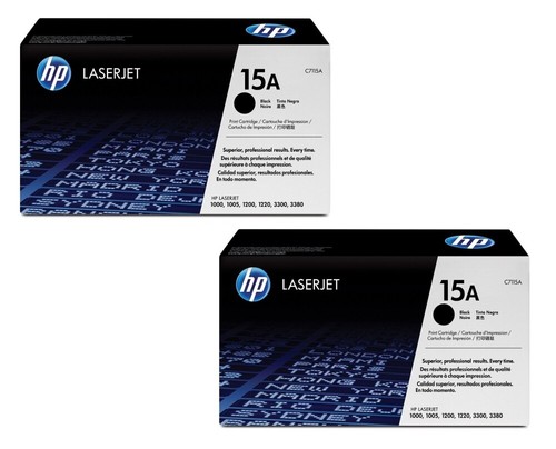 Toner originale 15a - 2x, hp