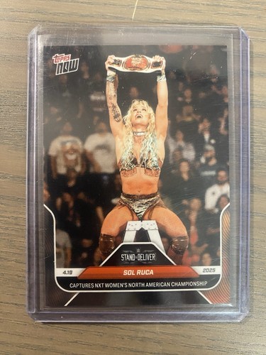 2025 topps now wwe sol - topps,