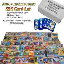 500 Pokemon Card Lot + 50