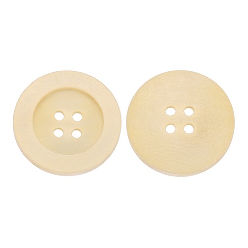 Bottoni legno rotondi - 34mm, 10
