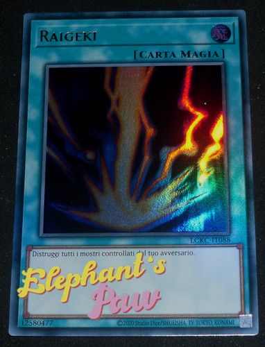 Yugioh raigeki ultra rara - ultra,