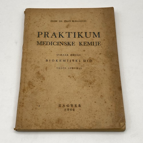 1946 croatian medical book - medical,