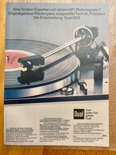 Giradischi dual 1229 - 1229, hifi