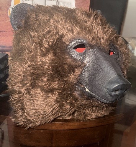 Maschera orso marrone