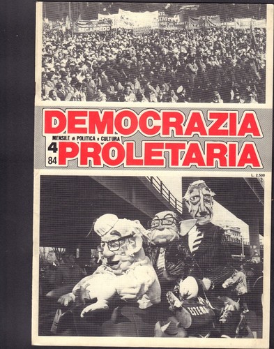 Democrazia proletaria mensile - proletaria,