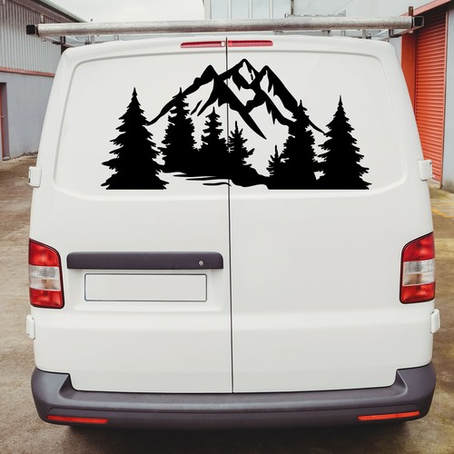 Adesivo auto foresta - , di
