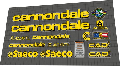 Set decalcomanie cannondale - decalcomanie,