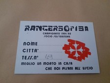 TESSERA VINTAGE ULTRAS RANGERS