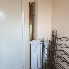 Letto matrimoniale antico in