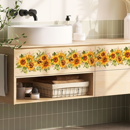2pz decalcomanie girasole - 2pz,