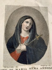 Incisione antica Preghiera