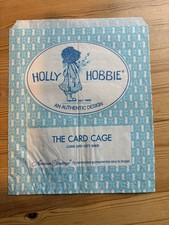 Vintage 1980s 1981 Holly Hobbie American Greetings Corp Paper Bag Merchandise