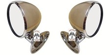 Coppia specchietti cromati