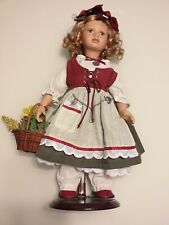 Adele's Puppenhaus Bambola In Porcellana Da Collezione