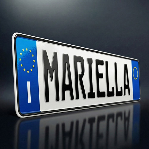 Targa nome personalizzata in - 1,