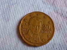 Moneta 20 centesimi di Euro Grecia 2002, bella