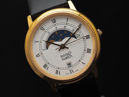 Orologio svizzero vintage fasi - svizzero,
