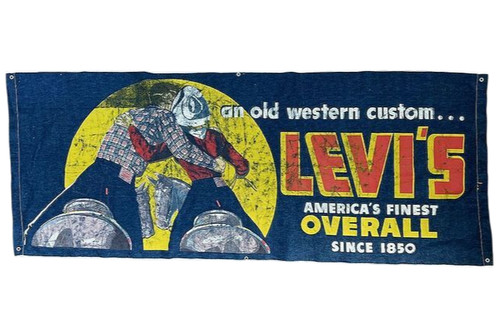 Striscione levis vintage - striscione,