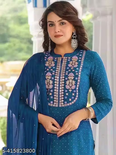 Set kurti tradizionale indiano - kurti,